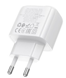 Сетевое зар. устр. Borofone BAS45A 1USB/1C 30W QC3.0 белое