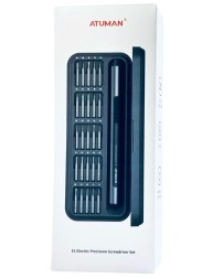 Отвертка электрическая 25в1 ATuMan Е1 Electric Precisoon Screwdriver Set черная