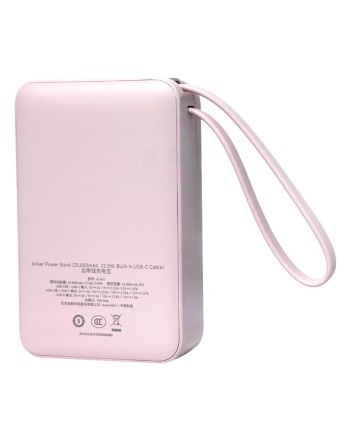  Powerbank Anker A1647 20000mAh (A1647651) 1USB/1C 22.5W розовый