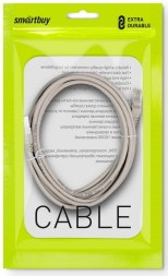 Патч-корд литой UTP Кат.5e 3м серый