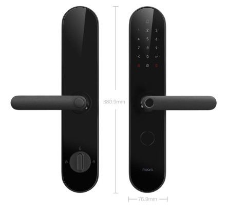  Умный дверной замок Aqara Smart Door Lock N100 (ZNMS16LM) черный