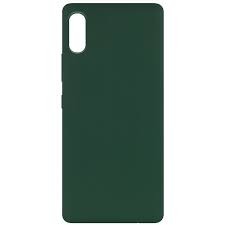 Накладка для Samsung Galaxy A02 Silicone cover без логотипа кислотно-розовая