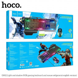 Комплект клавиатура+мышь Hoco GM12 черный