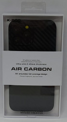 Накладка для iPhone 13 Pro Max 6.7&quot; K-Doo Air Carbon пластик черная