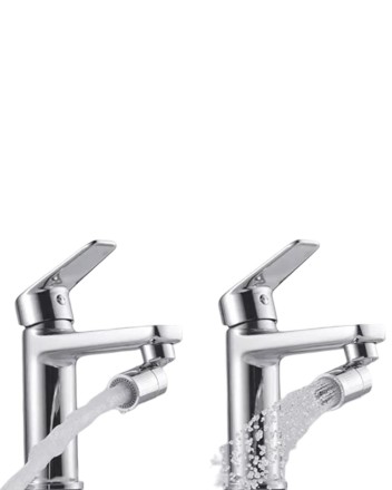  Кухонный аэратор dIIIb Dual Function Faucet Bubbler DXSZ001-1 серебристый