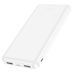 Powerbank Hoco J100 10000mAh 2USB 2.1A белый