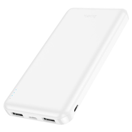  Powerbank Hoco J100 10000mAh 2USB 2.1A белый