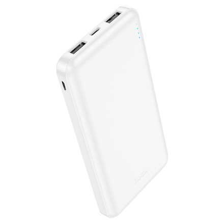  Powerbank Hoco J100 10000mAh 2USB 2.1A белый