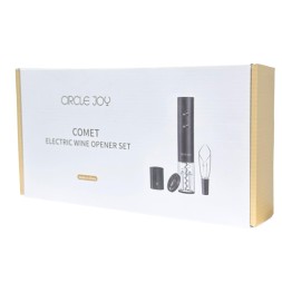 Винный набор Circle Joy 4 in 1 Comet Electric Wine Opener Set CJ-TZ20 черный