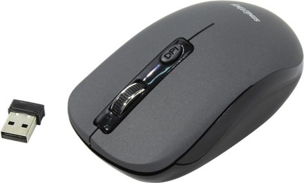 Мышь беспроводная Smartbuy ONE 345AG (SBM-345AG-G) серая