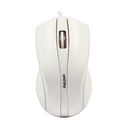 Мышь проводная с подсветкой Smartbuy ONE 338 USB/DPI 1200/3 кнопки/LED/1.4м (SBM-338-W) белая