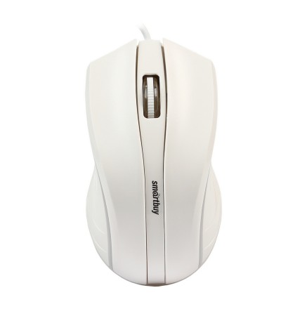  Мышь проводная с подсветкой Smartbuy ONE 338 USB/DPI 1200/3 кнопки/LED/1.4м (SBM-338-W) белая