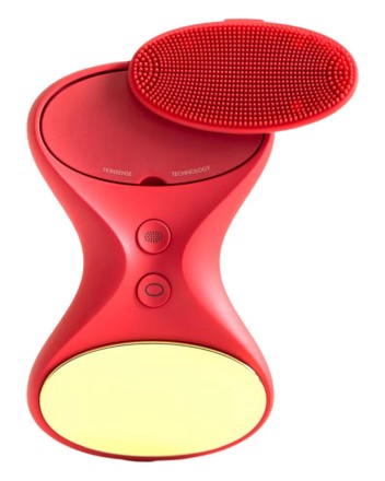  Аппарат для ультразвуковой чистки и массажа лица BeGlow Tia Rouge Limited Edition красный