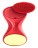  Аппарат для ультразвуковой чистки и массажа лица BeGlow Tia Rouge Limited Edition красный
