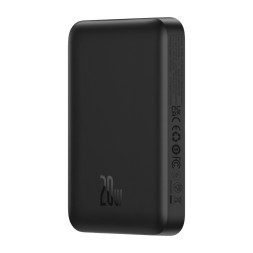 Powerbank с беспроводной зарядкой Baseus Magnetic Mini Air Slim 10000mAh 20W (P10059001113-00) черны