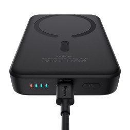 Powerbank с беспроводной зарядкой Baseus Magnetic Mini Air Slim 10000mAh 20W (P10059001113-00) черны