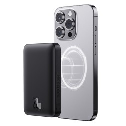 Powerbank с беспроводной зарядкой Baseus Magnetic Mini Air Slim 10000mAh 20W (P10059001113-00) черны