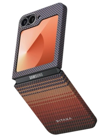  Накладка для Samsung Galaxy Z Flip 6 Pitaka Premium Woven Case (Sunset)