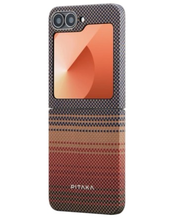  Накладка для Samsung Galaxy Z Flip 6 Pitaka Premium Woven Case (Sunset)