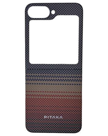  Накладка для Samsung Galaxy Z Flip 6 Pitaka Premium Woven Case (Sunset)