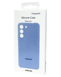 Накладка для Samsung Galaxy S25 Plus MagSafe Silicone Case голубой