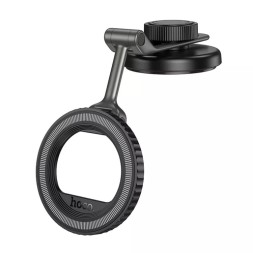 Держатель в автомобиль на торпеду Hoco H77 магнитный серый