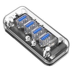 USB-хаб Orico F4U-U3 USB3.0x4 черный