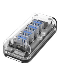 USB-хаб Orico F4U-U3 USB3.0x4 черный