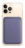 Кожаный чехол-бумажник для карт и визиток MagSafe Leather Wallet для Apple i-Phone сиреневый