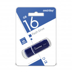 3.0 USB флеш накопитель Smartbuy 16GB Crown Blue (SB16GBCRW-Bl)