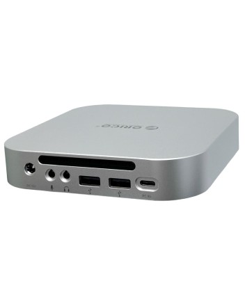  Док-станция + хаб Orico M49P для 1 SSD M.2 USB3.2x2/USB2.0x2/AUX/Mic/MicroSD/TF/Mac Mini 2024 серебр