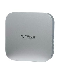 Док-станция + хаб Orico M49P для 1 SSD M.2 USB3.2x2/USB2.0x2/AUX/Mic/MicroSD/TF/Mac Mini 2024 серебр