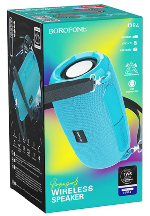  Bluetooth колонка Borofone BR4 BT5.0/500mAh/2ч/5Вт/USB зеленая