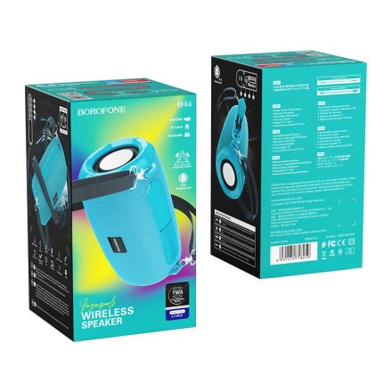  Bluetooth колонка Borofone BR4 BT5.0/500mAh/2ч/5Вт/USB зеленая