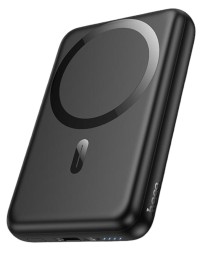 Powerbank Hoco J141 с беспроводной зарядкой 10000mAh 1C 20W черный