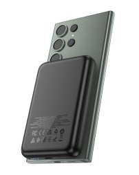 Powerbank Hoco J141 с беспроводной зарядкой 10000mAh 1C 20W черный