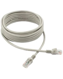 Патч-корд литой UTP кат.5е RJ45-RJ45  5м серый