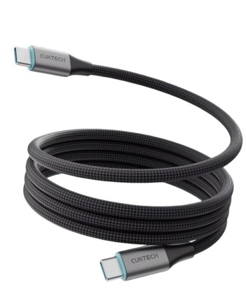  Usb Кабель-зарядка Type-C на Type-C Cuktech CMC610 6A 240W 1м черный