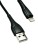  Usb Кабель-зарядка Lightning Borofone BX37 Wieldy 2.4A 1м в оплётке PVC чёрный