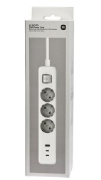 Сетевой удлинитель Xiaomi Mi Power Strip 3 Sockets/1 USB/2 USB-C 20W (XMCXB01EU) белый