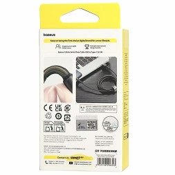 Usb Кабель-зарядка Type-C Baseus Cafule 3м (CATKLF-UG1) 2A черный