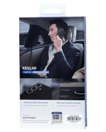  Накладка для Samsung Galaxy S25 Keephone Kevlar MagSnap черный