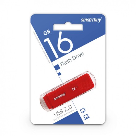  USB флеш накопитель Smartbuy 16GB Dock Red (SB16GBDK-R)