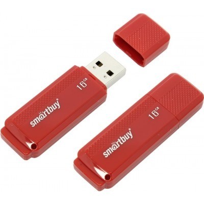  USB флеш накопитель Smartbuy 16GB Dock Red (SB16GBDK-R)
