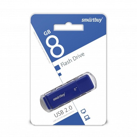  USB флеш накопитель Smartbuy 8GB Dock Blue (SB8GBDK-B)