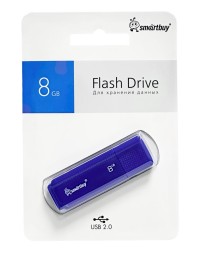 USB флеш накопитель Smartbuy 8GB Dock Blue (SB8GBDK-B)
