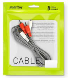 Кабель соединительный Smartbuy 2xRCA (M) - 2xRCA (M), 5,0 м, в пакете (KA-225-150)/10