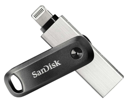  USB/Lightning флеш накопитель SanDisk 256GB iXpand Flash Drive Go (SDIX9ON-256G-GN6NE)