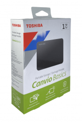 Внешний HDD Toshiba Canvio Basics 1TB (HDTB410EK3AA) черный