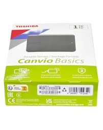 Внешний HDD Toshiba Canvio Basics 1TB (HDTB510EK3AA) черный
